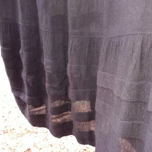 Free People black dress with beads, charms, sequins and embroidery - Picture 14 of 14